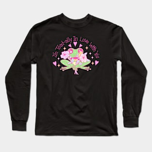 Im Toad-ally In Love With You. Frog In Love. Happy Valentines Day Long Sleeve T-Shirt